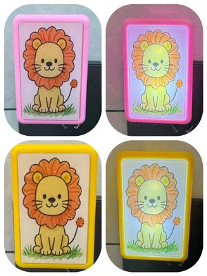 Lampada a luce notturna da inserire aspetto carino Materiale di base di plastica che fornisce un'illuminazione notturna conveniente per casa e ufficio