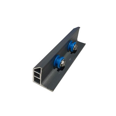 Robust Aluminum Frames Aluminium Rail Track White Black Transparent Wire Colour Providing Strong Support and Material Flow