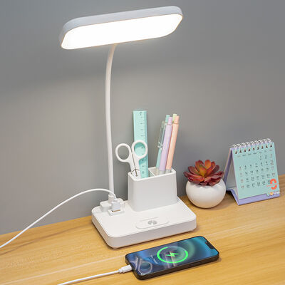 Lampada da scrivania ricaricabile con porta di ricarica USB e tre livelli di luminosità per l'illuminazione dello spazio di lavoro