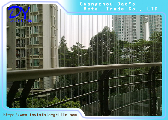 Anti-Rust AG3 Aluminum Rail Track Grille invisibile per balcone e finestra