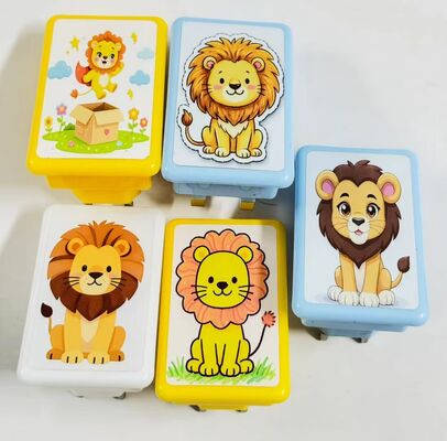 Lampada da notte carina montata a parete LED luce morbida adatta per la camera da letto bambini decorazione della camera del bambino