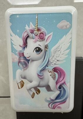 Luce notturna a spina in plastica con interruttore On/Off, certificazione di sicurezza CE, ideale per visibilità notturna e sicurezza