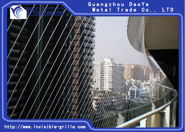 Griglia invisibile di forza del balcone superiore di sicurezza per grattacielo
