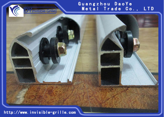 Pista di alluminio durevole della finestra di scivolamento per le griglie invisibili di sicurezza dei bambini