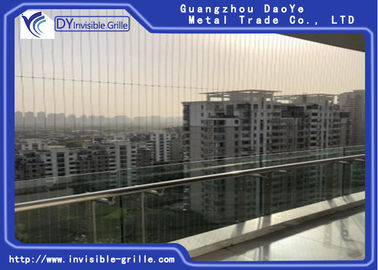 Griglia di protezione del balcone di sicurezza della linea dura che fornisce vista eccellente