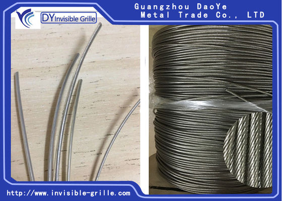 Resistenza alla ruggine delle griglie 304 di acciaio inossidabile del diametro invisibile del cavo 3.5mm