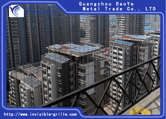 Griglia invisibile del fuoco di sicurezza di alluminio stimata su ordinazione del cavo