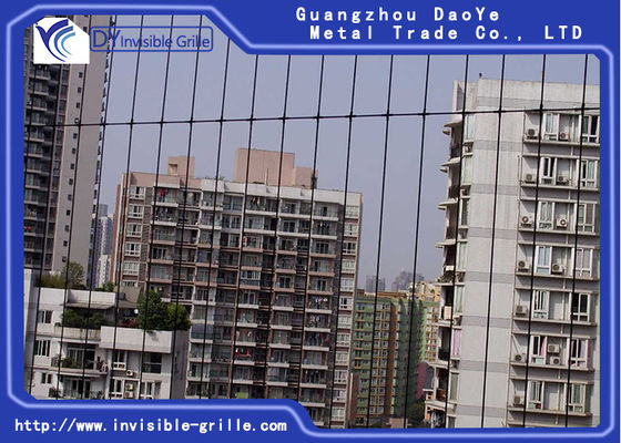 griglia invisibile di sicurezza del cavo di 2mm con rivestimento di nylon