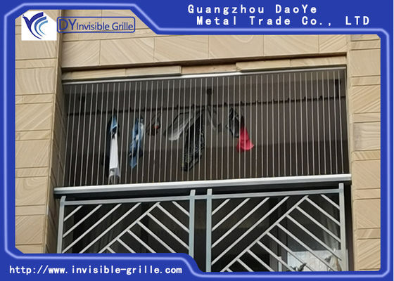 Protezione invisibile di Windowns del cavo metallico di acciaio inossidabile della griglia 7X7 di sicurezza