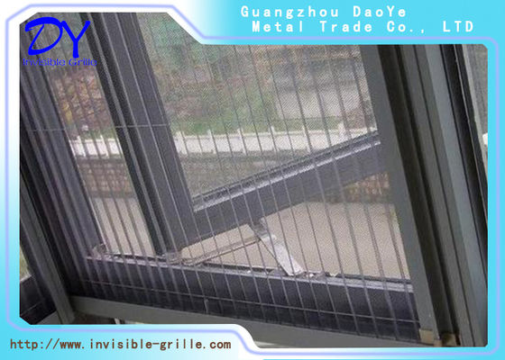 Porta antizanzare invisibile ritrattabile interna di alluminio su ordinazione