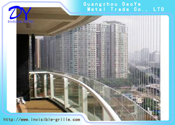 Norma invisibile di GB del cavo di acciaio inossidabile della griglia 316 della finestra