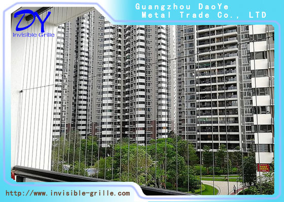 2.0mm 316 filo in acciaio inossidabile edificio di grattacieli balcone/finestra