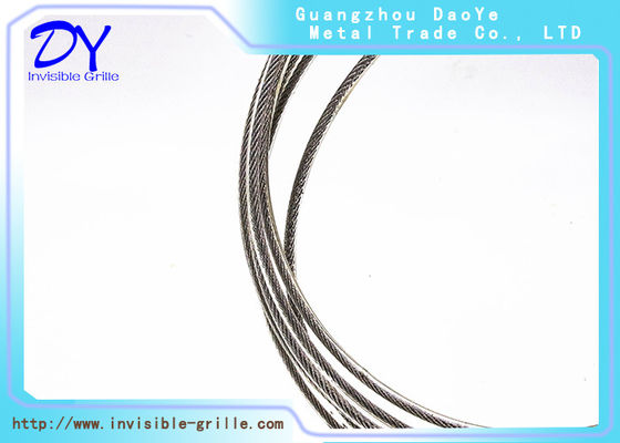 Cavo bianco del cavo metallico di acciaio inossidabile rotolo/di 16kg 7X7